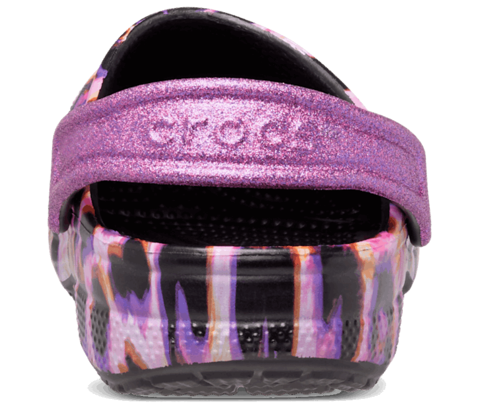 Crocs Kids’Classic Animal Print Clog Papaya-Leopard