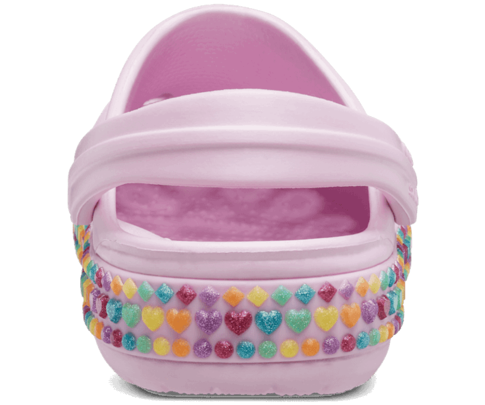 Crocs Toddlers' Crocband Gem Band Clog Ballerina Pink