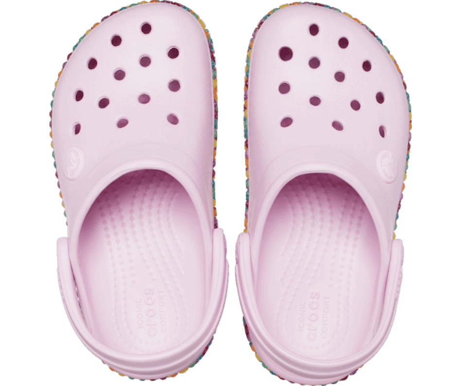 Crocs Toddlers' Crocband Gem Band Clog Ballerina Pink