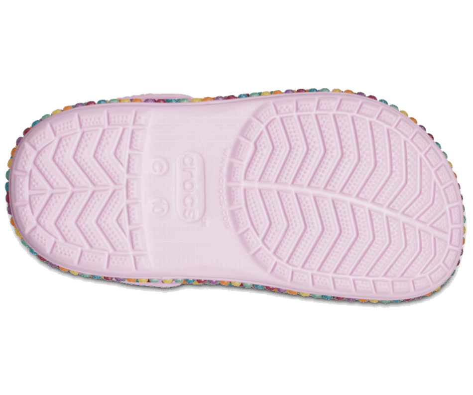 Crocs Toddlers' Crocband Gem Band Clog Ballerina Pink