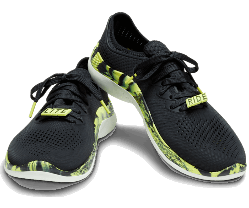 Crocs Men’s LiteRide 360 Marbled Pacer Black-Citrus