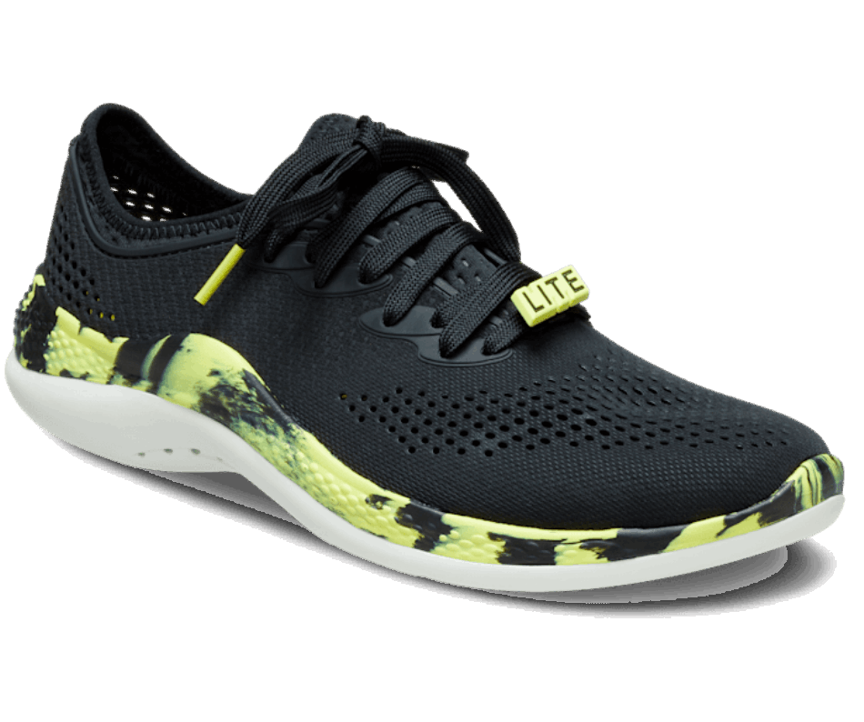 Crocs Men’s LiteRide 360 Marbled Pacer Black-Citrus