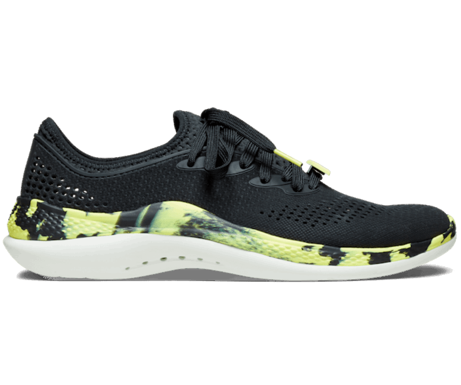 Crocs Men’s LiteRide 360 Marbled Pacer Black-Citrus
