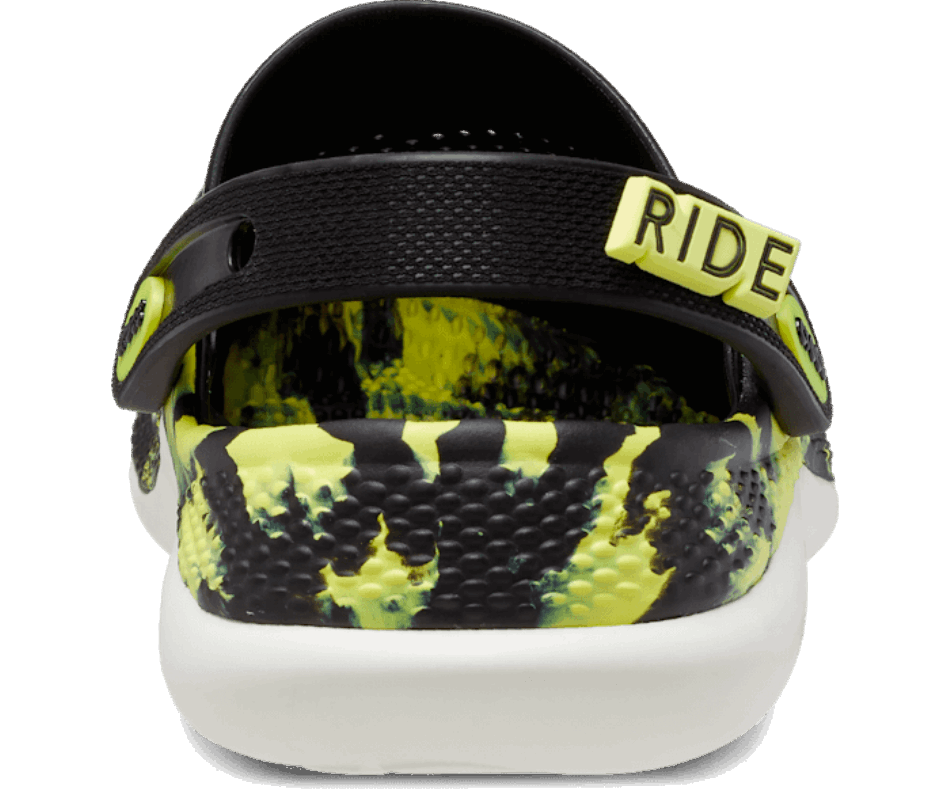 Crocs LiteRide 360 Marbled Clog Black-Citrus