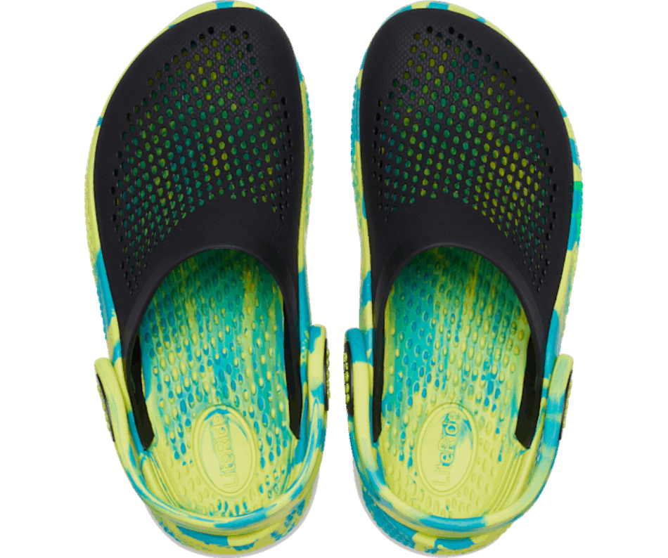 Crocs Kids’LiteRide 360 Marbled Clog Black-Multi