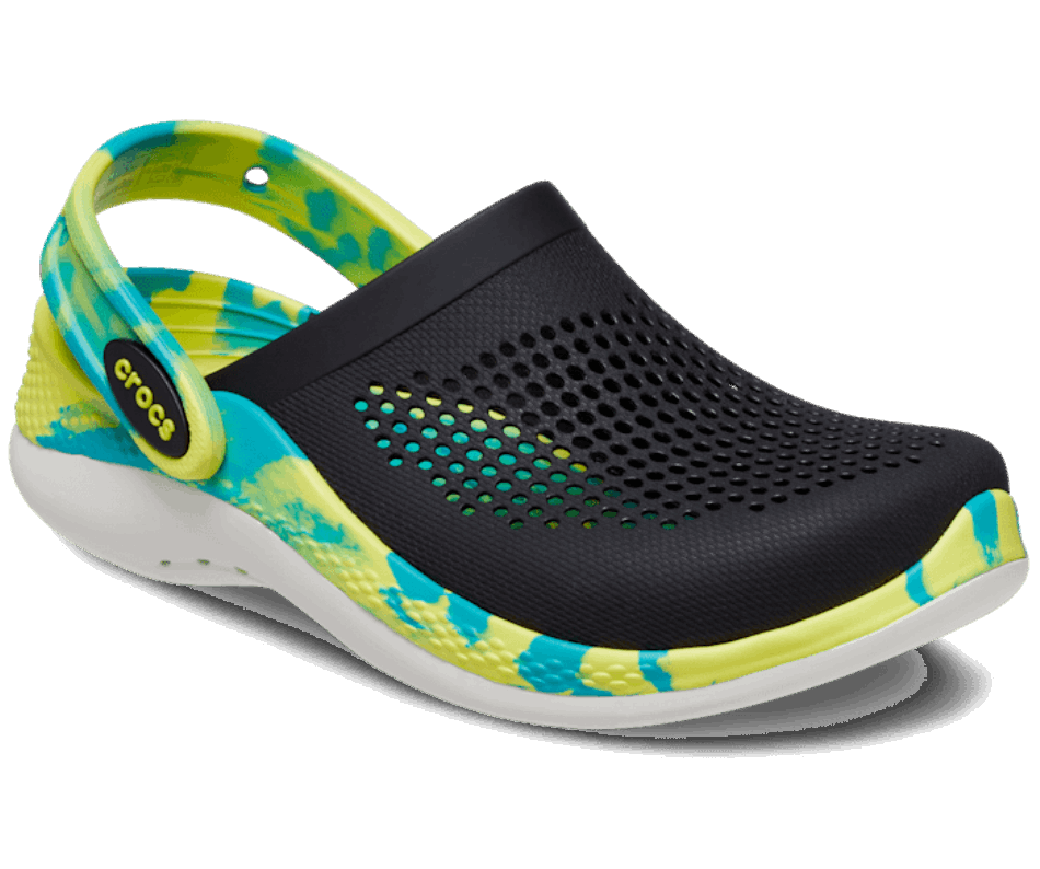 Crocs Kids’LiteRide 360 Marbled Clog Black-Multi