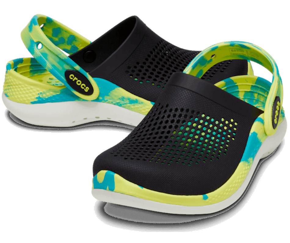 Crocs Kids’LiteRide 360 Marbled Clog Black-Multi