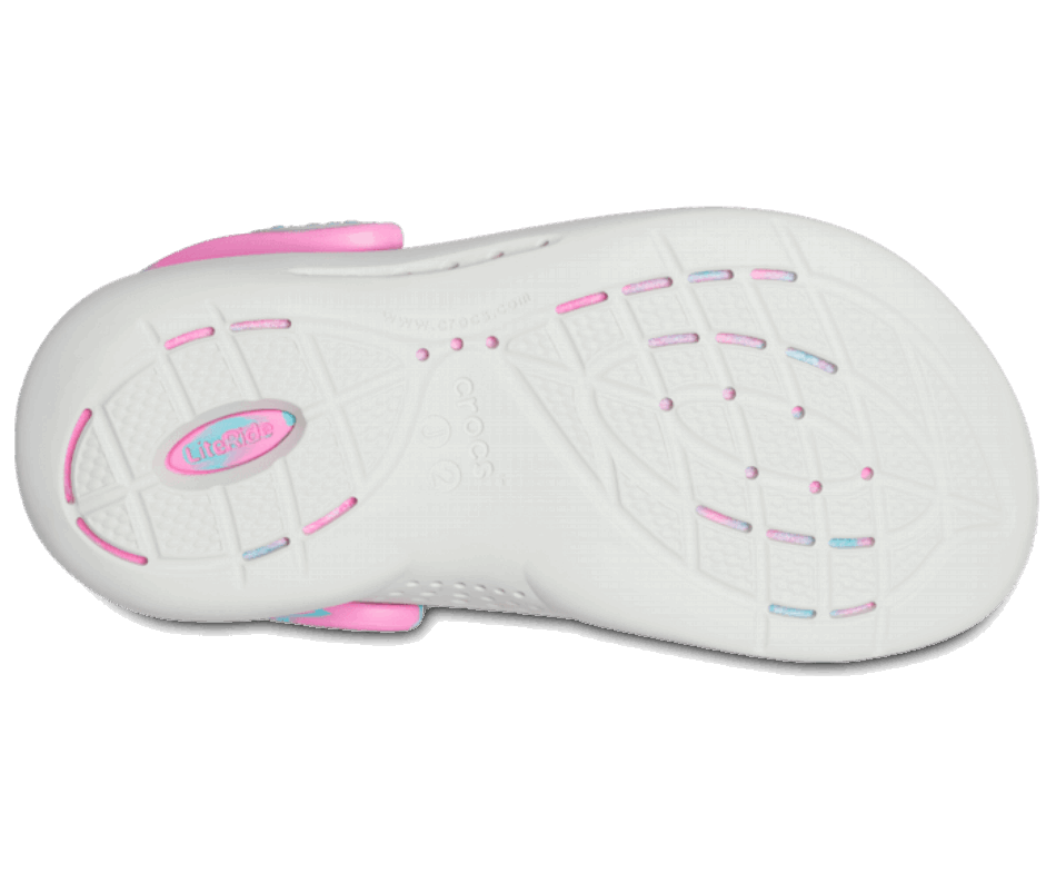 Crocs Kids’LiteRide 360 Marbled Clog Pearl White-Multi