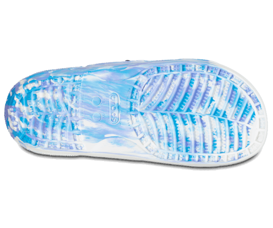 Crocs Classic  Marbled Sandal White-Oxygen