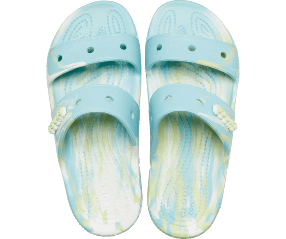Crocs Classic Marbled Sandal Pure Water-Multi