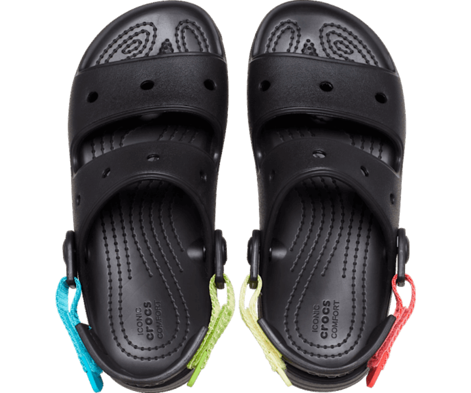 Crocs Kids' Classic All Terrain Sandal Black-Multi