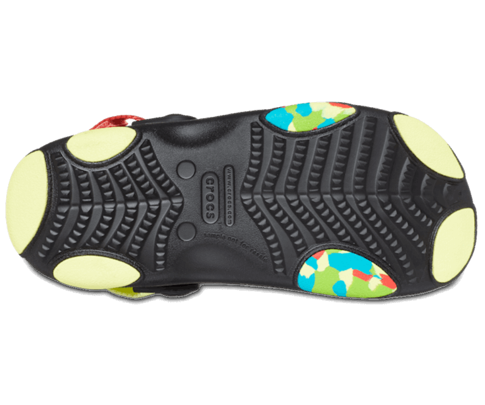 Crocs Kids' Classic All Terrain Sandal Black-Multi