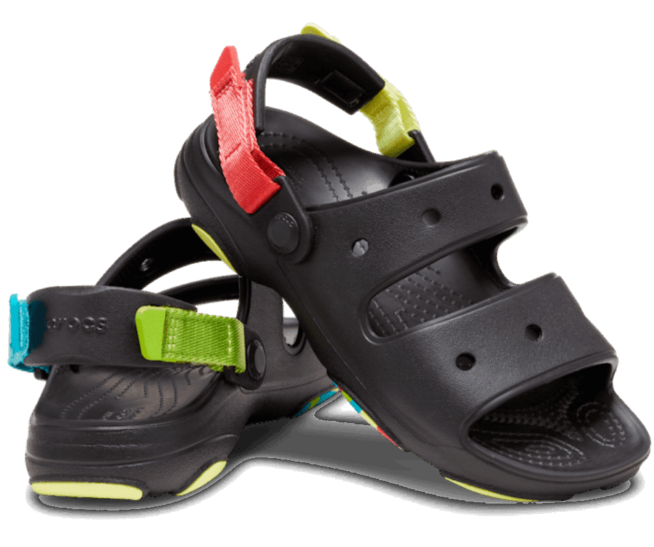 Crocs Kids' Classic All Terrain Sandal Black-Multi