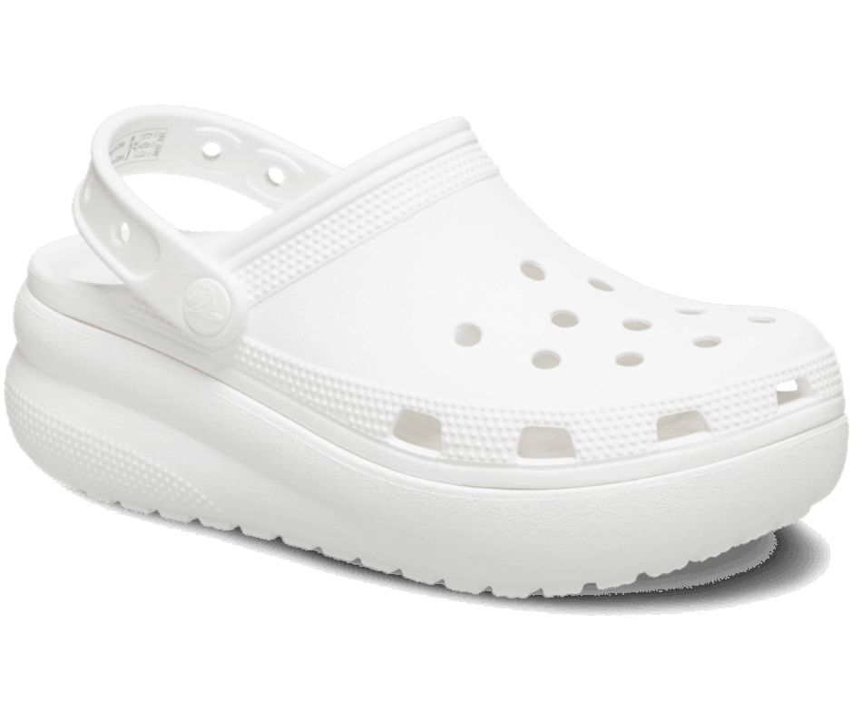 Crocs Kids' Classic  Cutie Clog White