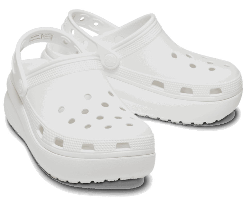 Crocs Kids' Classic  Cutie Clog White