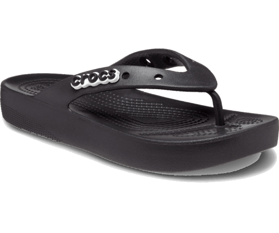 Crocs Classic Platform Flip Black