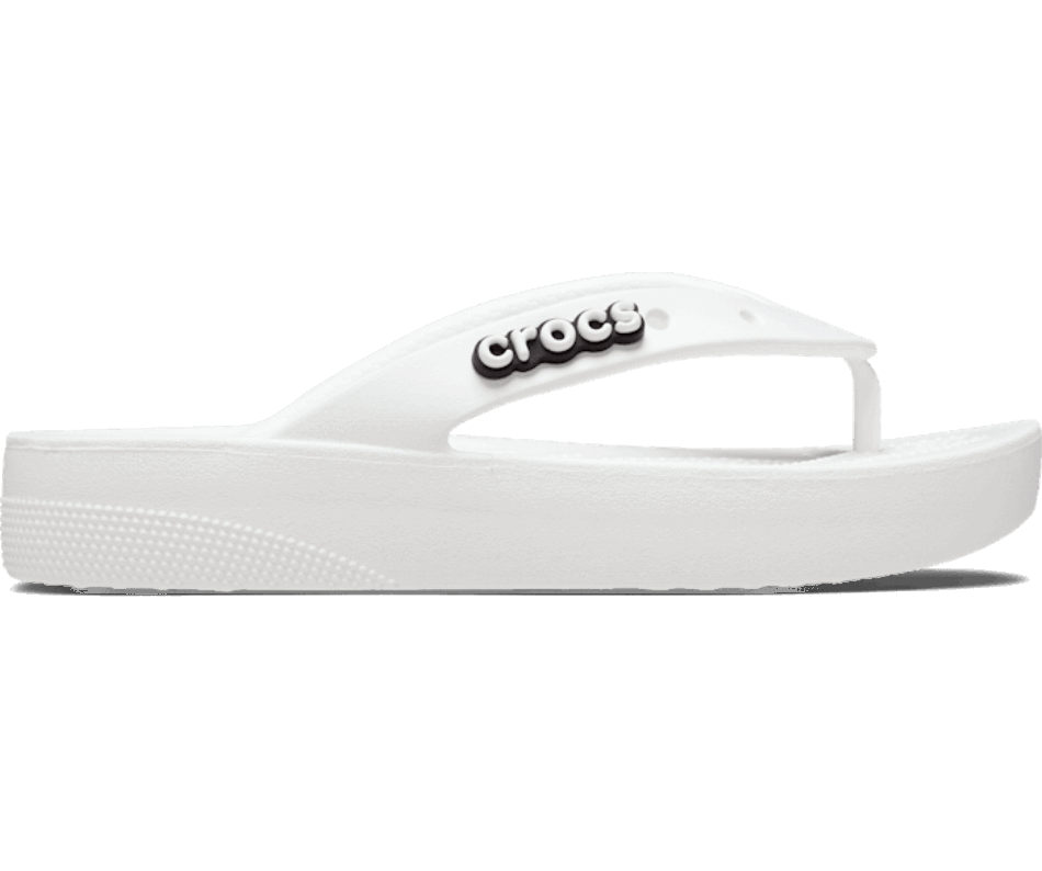 Crocs Classic Platform Flip White
