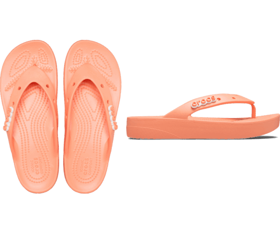 Crocs Classic Platform Flip Papaya