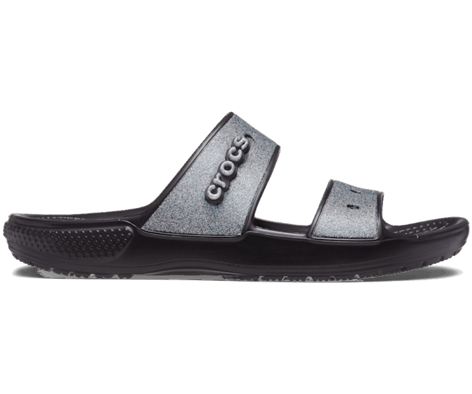 Crocs Classic Glitter Sandal Black