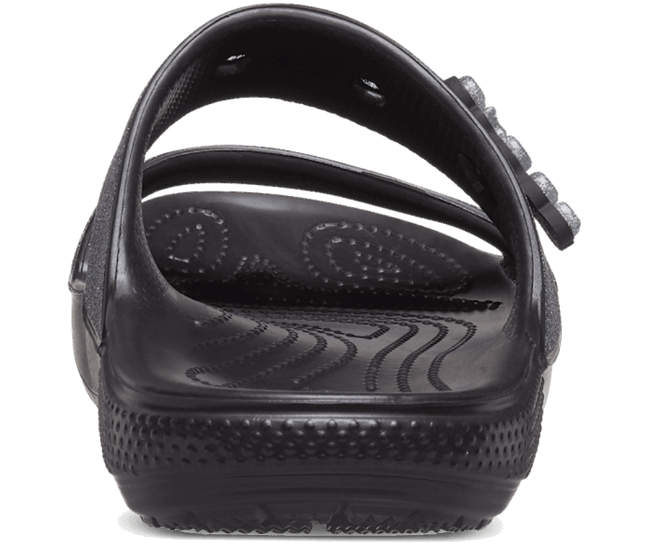 Crocs Classic  Glitter Sandal Black