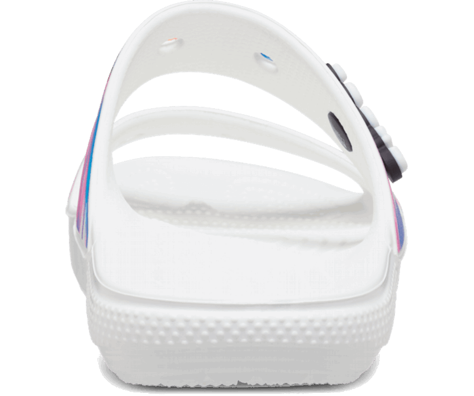 Crocs Classic  Solarized Sandal White-Pink