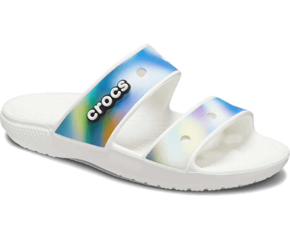 Crocs Classic  Solarized Sandal White-Multi