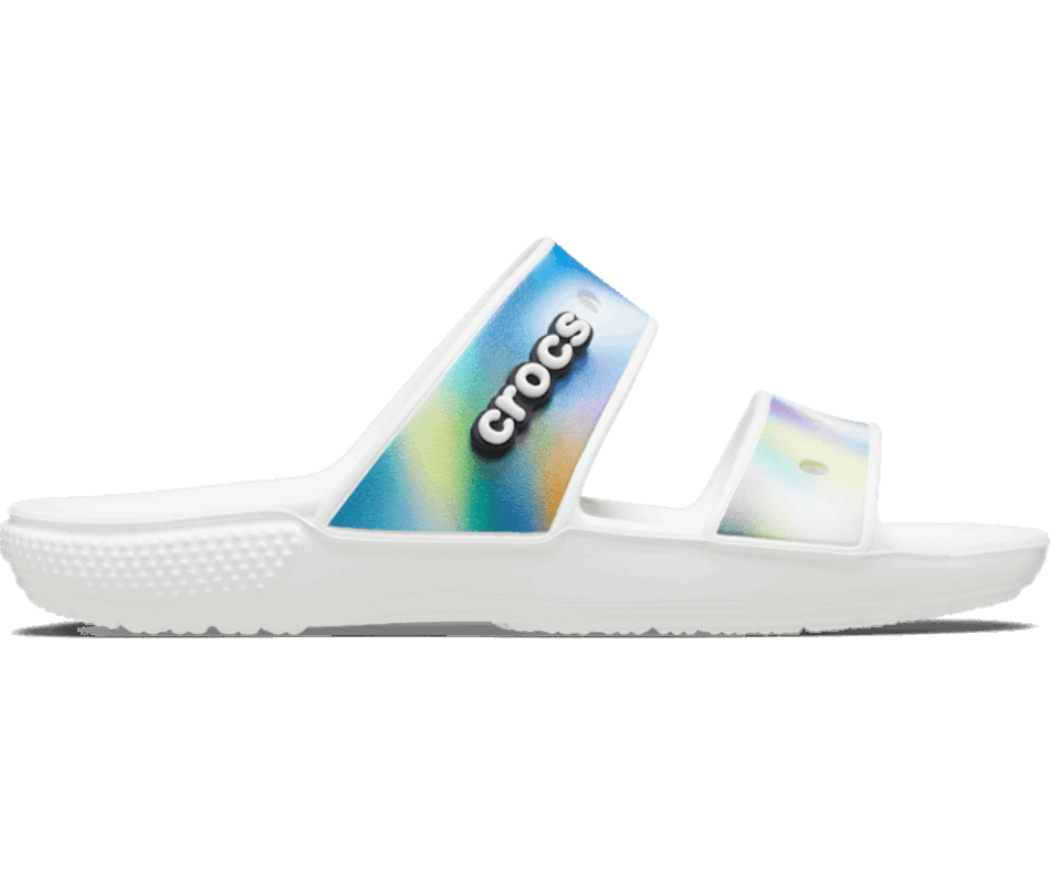 Crocs Classic  Solarized Sandal White-Multi