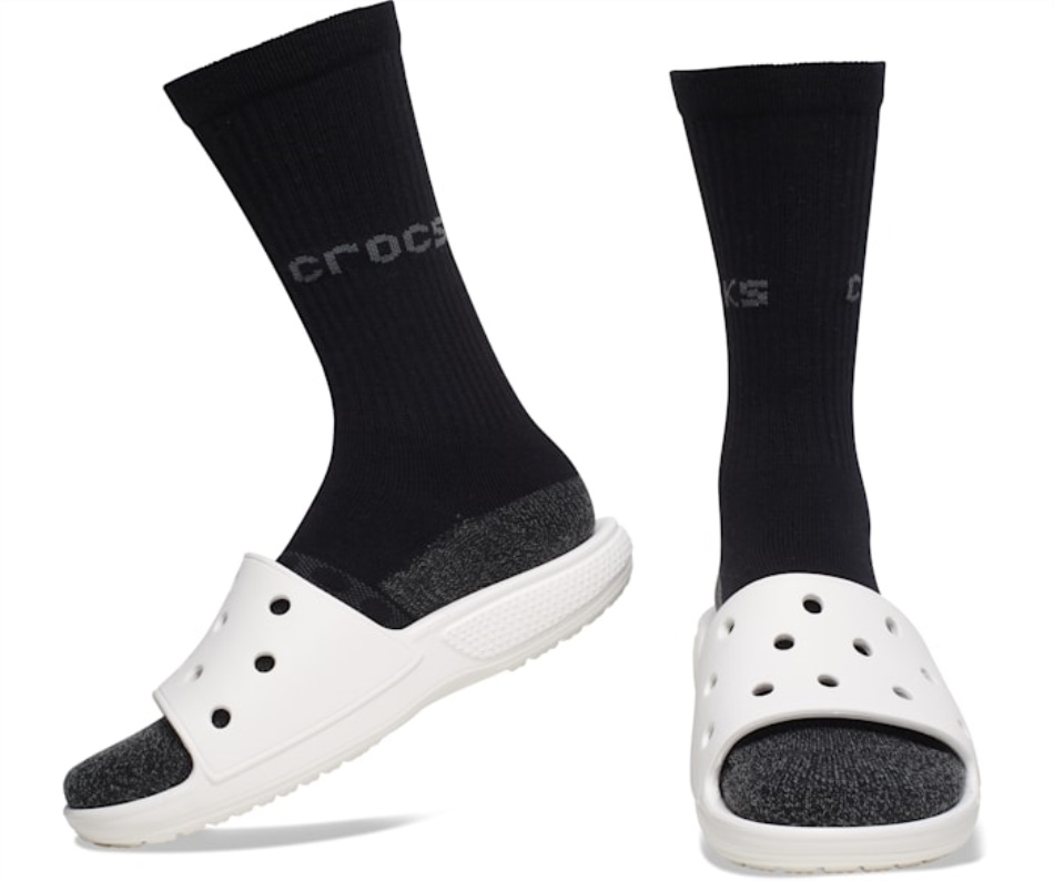 Crocs  Socks Adult Crew Solid 3-Pack Multi