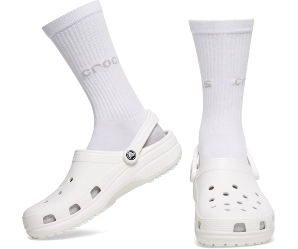 Crocs  Socks Adult Crew Solid 3-Pack Multi