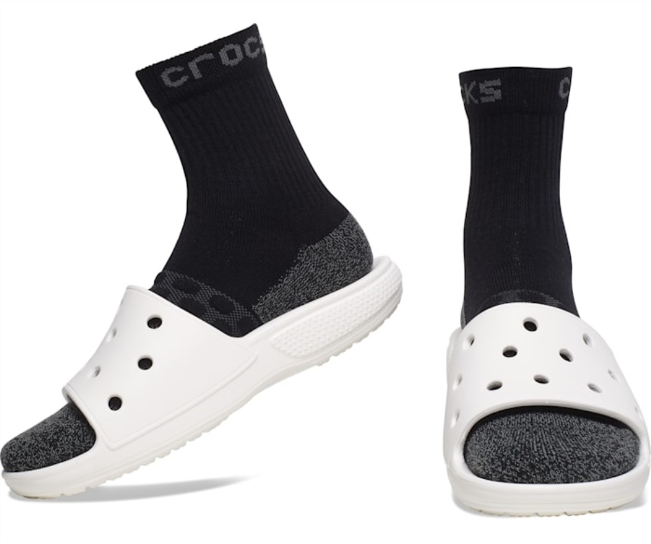 Crocs  Socks Adult Quarter Solid 3-Pack Multi