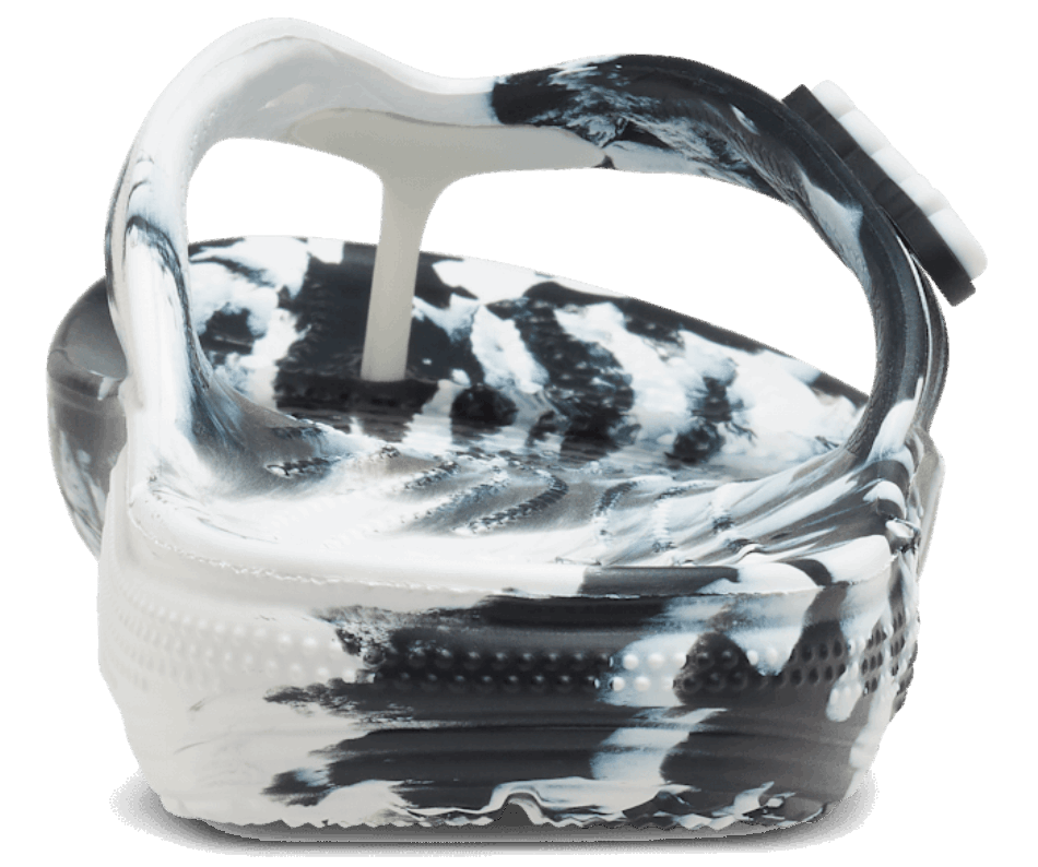 Crocs Classic Marble Flip Black-White