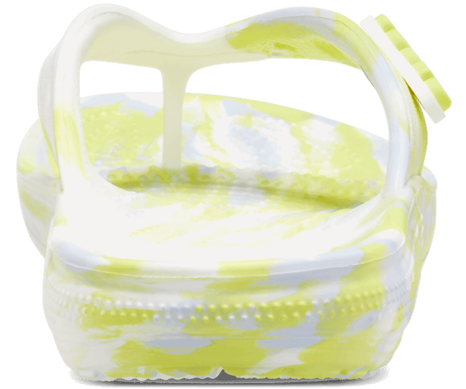 Crocs Classic Marble Flip White-Microchip