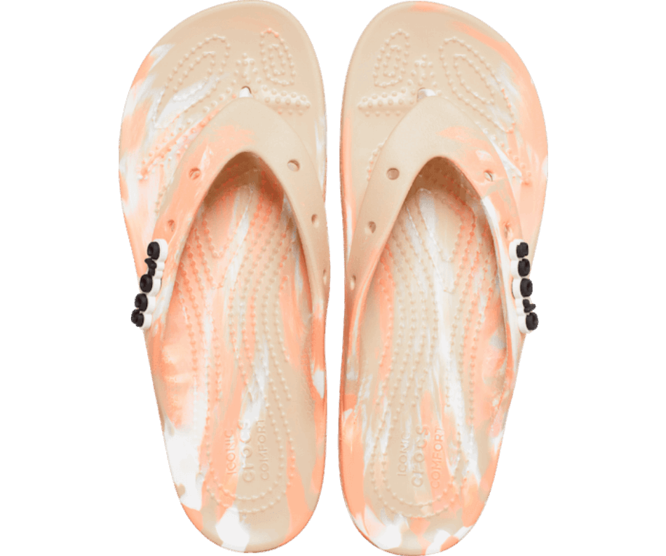Crocs Classic Platform Marbled Flip Chai-Multi