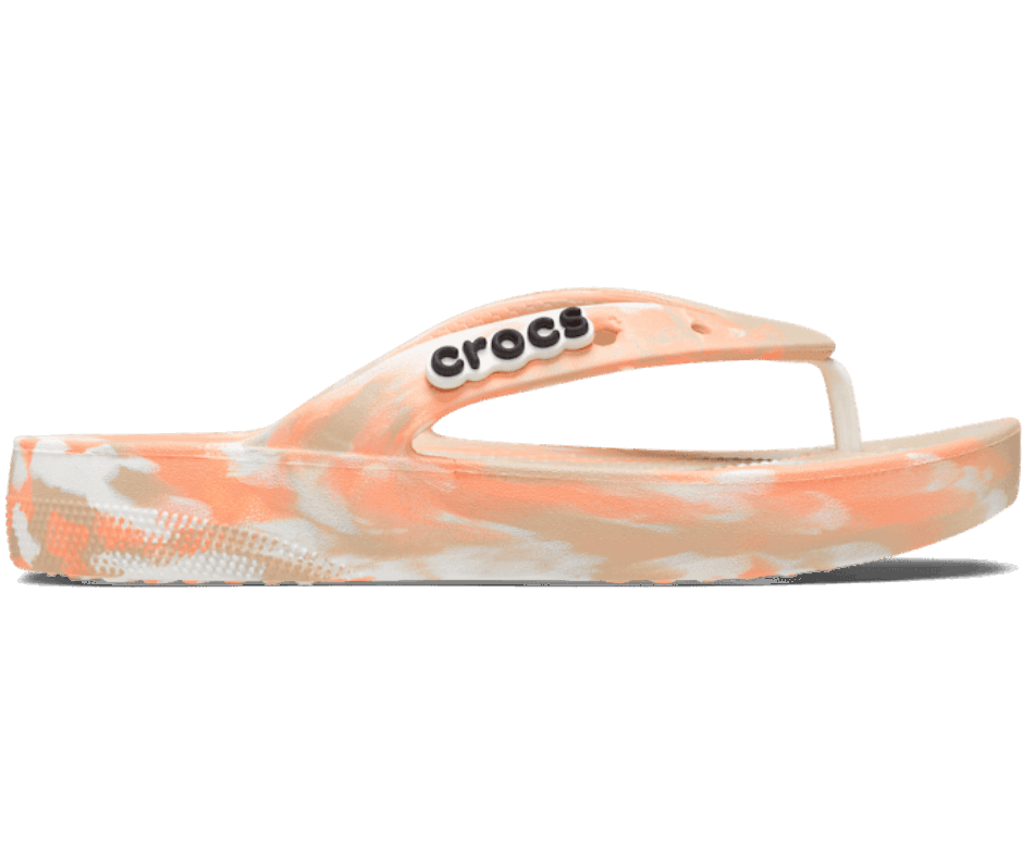 Crocs Classic Platform Marbled Flip Chai-Multi