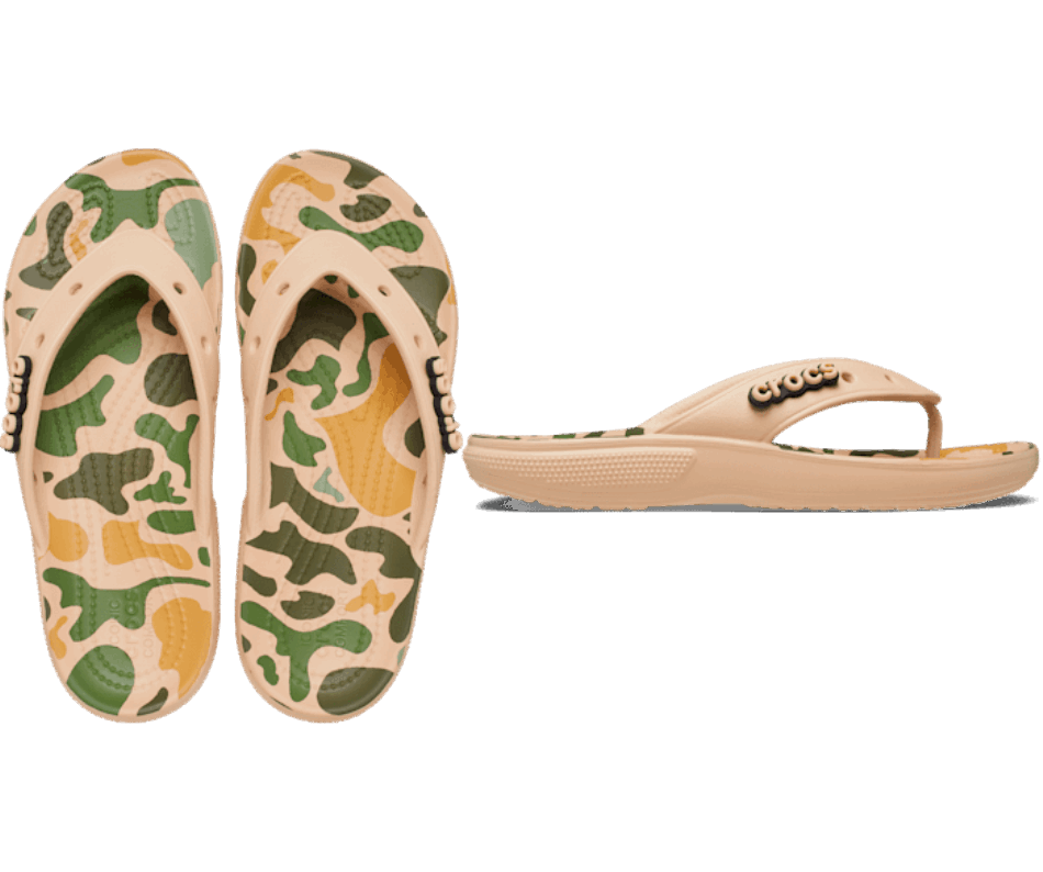 Crocs Classic Printed Camo Flip Chai-Camo