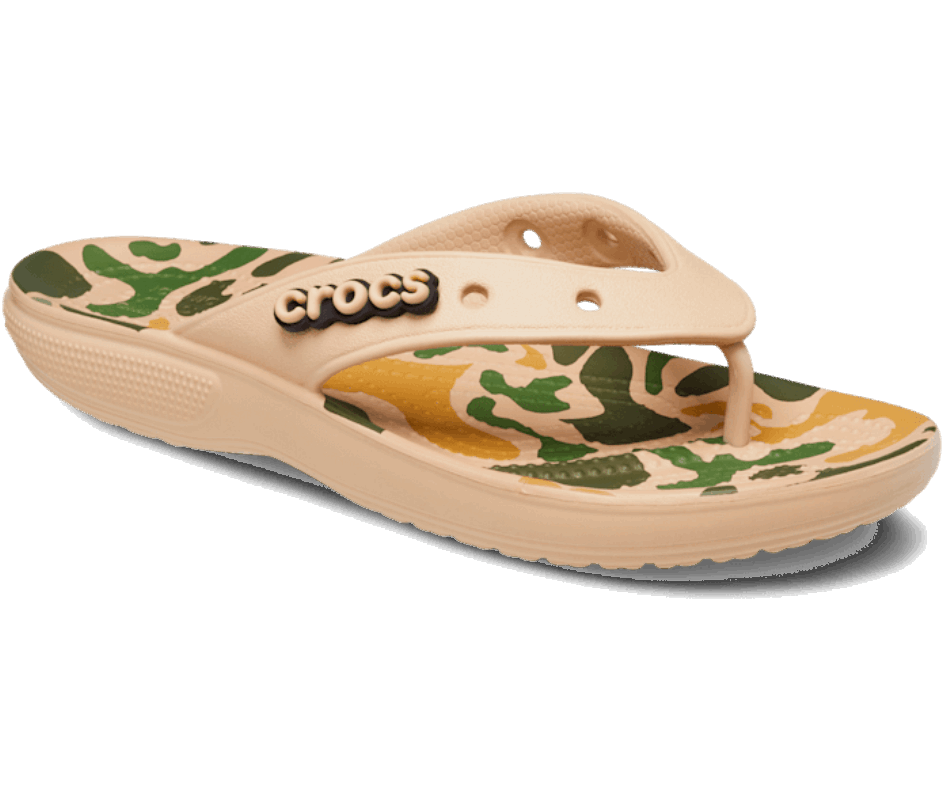 Crocs Classic  Printed Camo Flip Chai-Camo