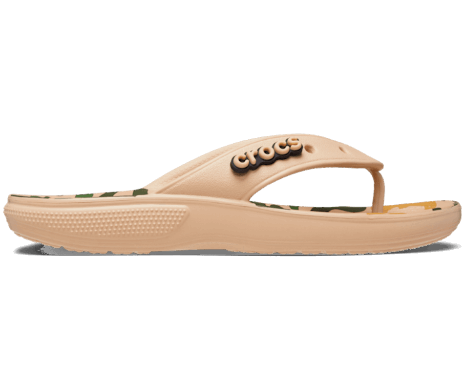Crocs Classic  Printed Camo Flip Chai-Camo