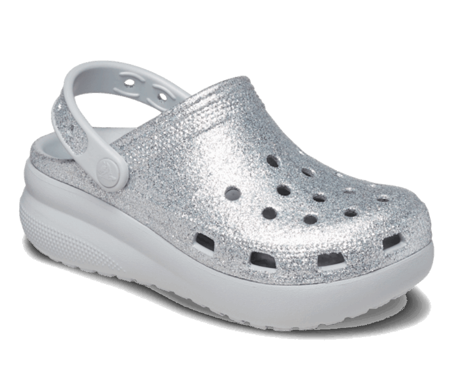 Crocs Kids' Classic  Glitter Cutie Clog Shimmer