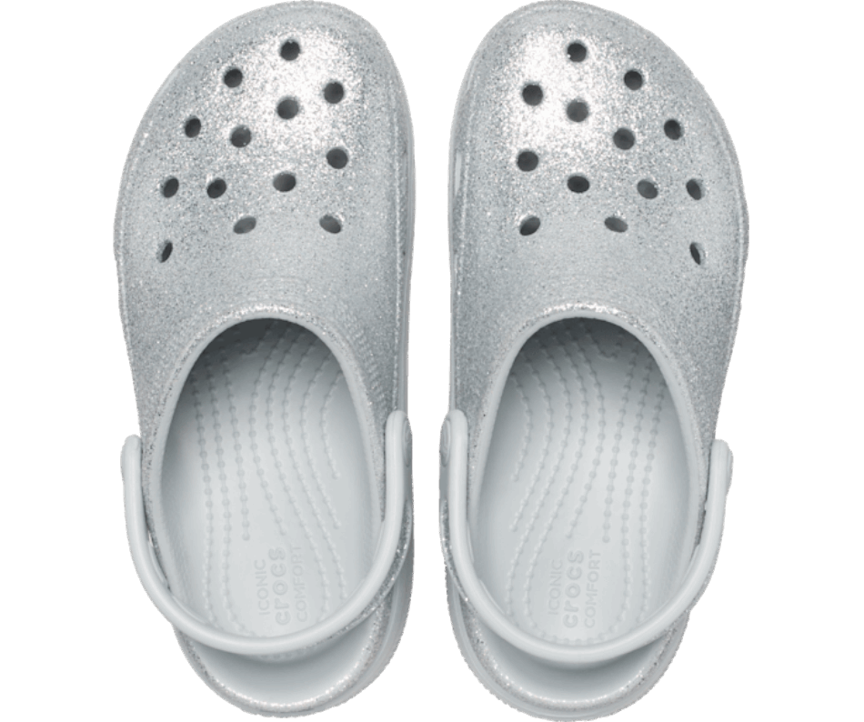 Crocs Kids' Classic  Glitter Cutie Clog Shimmer
