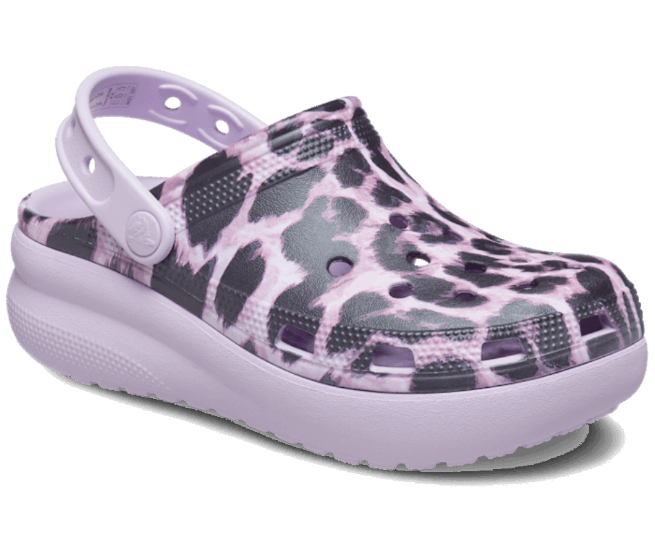 Crocs Kids' Classic  Animal Print Cutie Clog Leopard