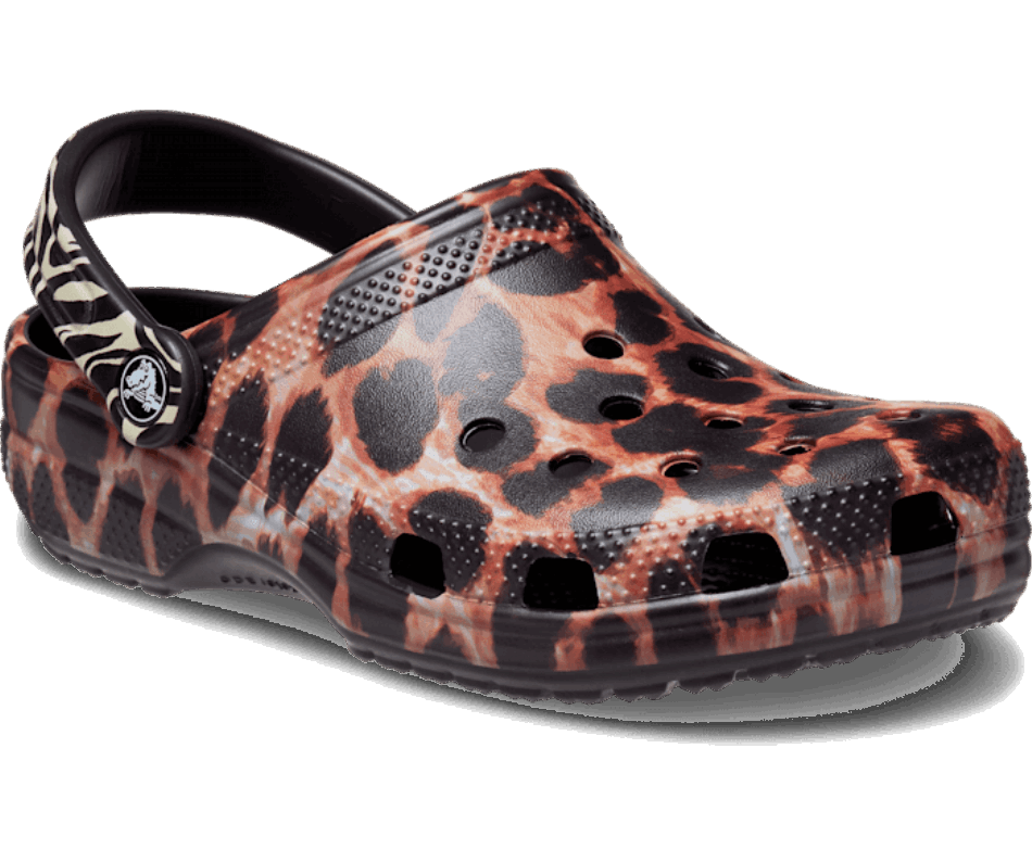 Crocs Classic Animal Remix Clog Black-Multi Animal