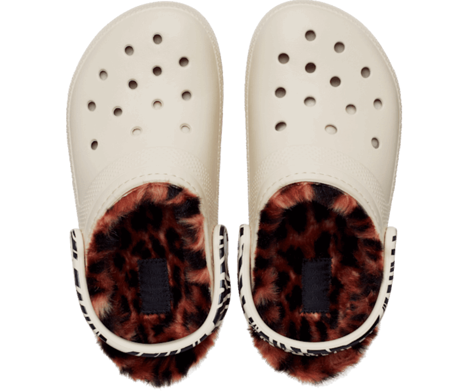 Crocs Classic Lined Animal Remix Clog Bone-Multi Animal