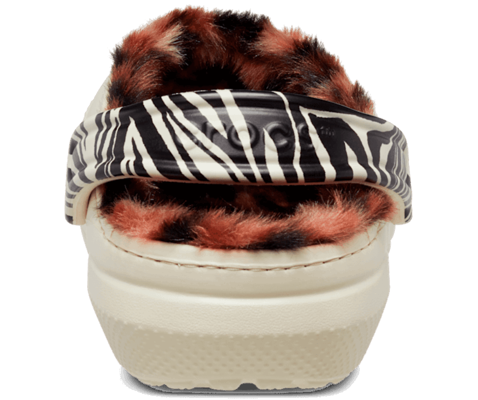 Crocs Classic Lined Animal Remix Clog Bone-Multi Animal