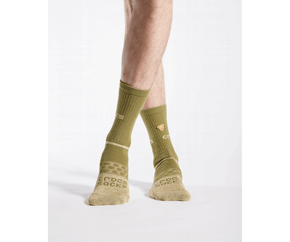 Crocs Socks Adult Crew Graphic 3-Pack Black-Camo