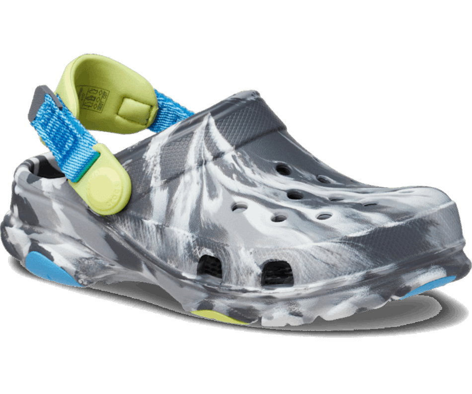 Crocs Toddlers' Classic All-Terrain Marbled Clog Slate Grey