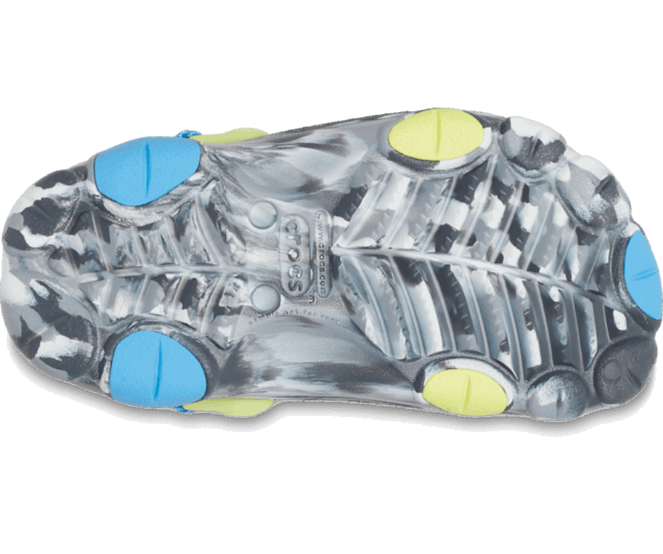 Crocs Toddlers' Classic All-Terrain Marbled Clog Slate Grey