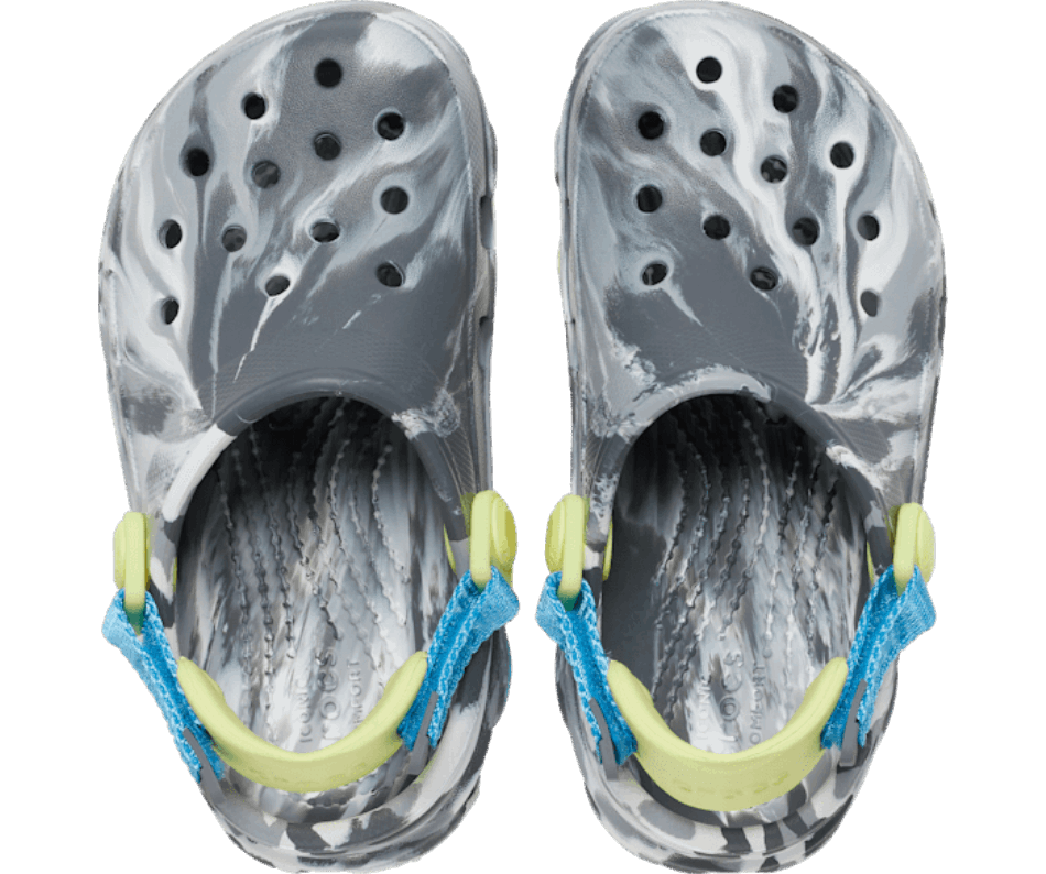 Crocs Toddlers' Classic All-Terrain Marbled Clog Slate Grey