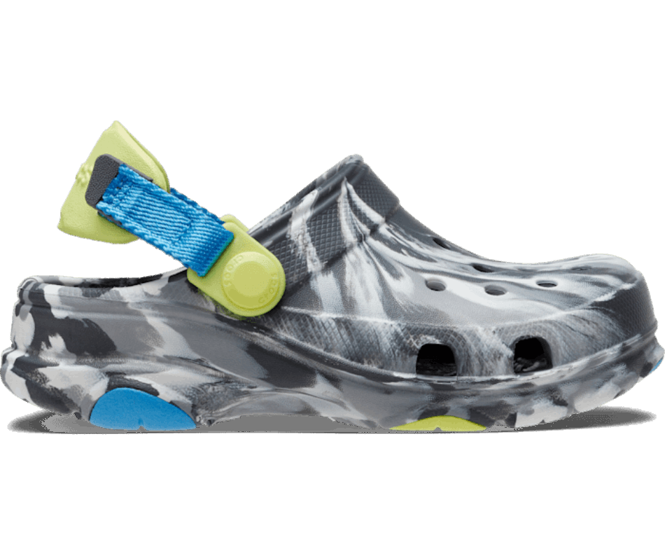 Crocs Toddlers' Classic All-Terrain Marbled Clog Slate Grey