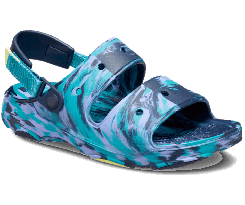 Crocs Classic All-Terrain Marbled Sandal Navy-Multi