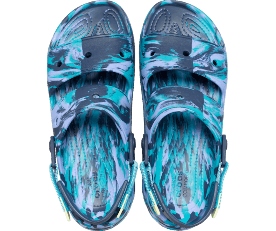 Crocs Classic All-Terrain Marbled Sandal Navy-Multi